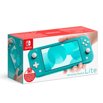 Nintendo Switch Lite Konsole mit Ladekabel blau + Spiel Animal