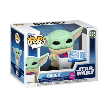 Funko POP! 825: Star Wars Grogu (Flocked)