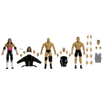 WWE Elite Collection Wrestlemania 13 Submission Match Figuren 3er Set