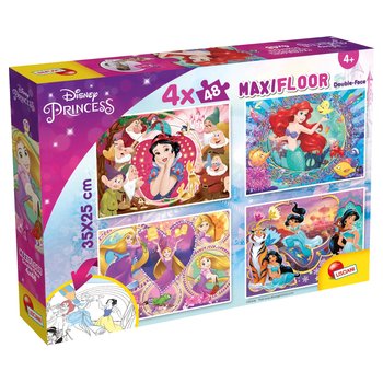 Disney Princess - Coffret MaxiFloor Puzzles 4x48 Pièces