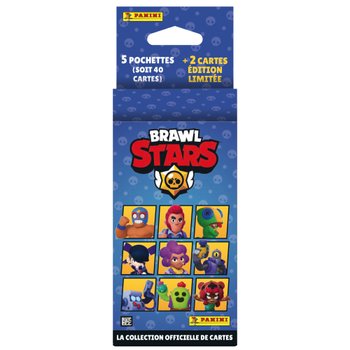 Brawl Stars - Coffret 5 Pochettes et 2 Cartes Édition Limitée