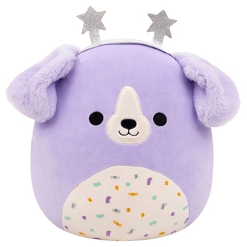 Original Squishmallows Plush Deontay the Purple Retriever 30cm