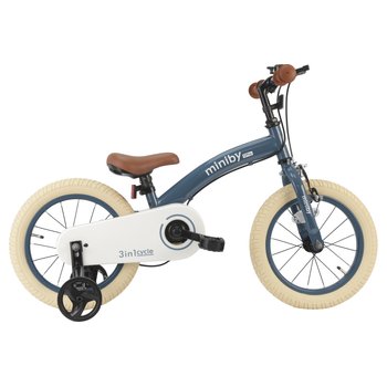 16 Inch QPlay Miniby 3-in-1 Bike Slate