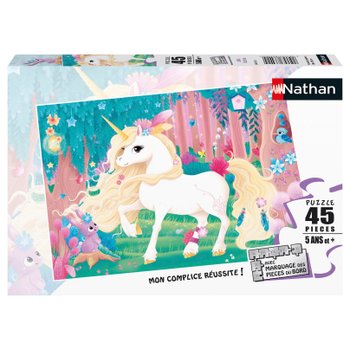 Puzzle Jolie licorne 45 Pièces