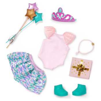 Our Generation Deluxe Outfit met Pailettenrok en Verrassing