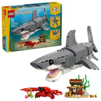 LEGO Creator 31381 Wilder Hai mit Schatztruhe 3-in-1