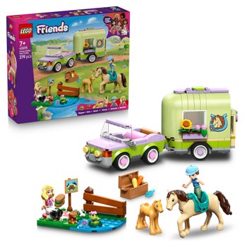 LEGO Friends 42695 Pferd und Fohlen mit Pferdeanhänger