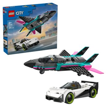 LEGO City 60489 Düsenflieger vs. Rennauto