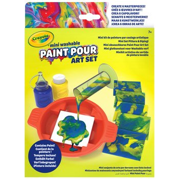Crayola Mini Washable Paint Pour Art Set