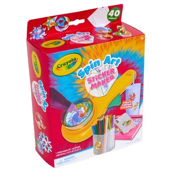 Crayola Spin Art Sticker Maker Set