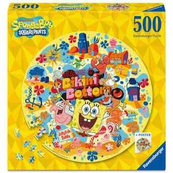 Ravensburger Puzzle SpongeBob Schwammkopf rund 500 Teile