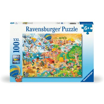 Ravensburger XXL Puzzle Vier Jahreszeiten voller Spaß 100 Teile