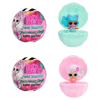 L.O.L. Surprise! Mermaids! Makeover Magic Puppe Baby Sister 2er-Set sortiert