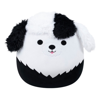 Original Squishmallows Plush Brooks the Black and White Sheepadoodle 40cm