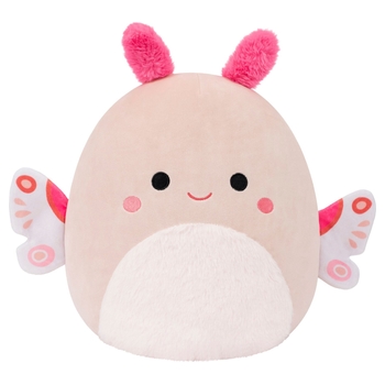Original Squishmallows Plush Moritz the Light Peach Moth 30cm
