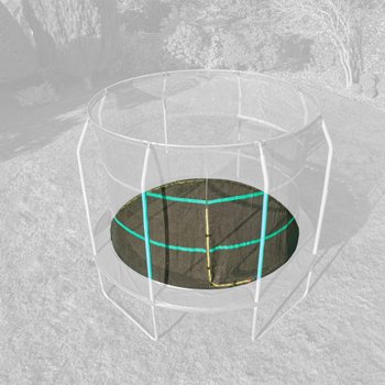 253330 305 cm Trampolin Sprungmatte