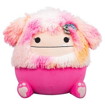Original Squishmallows Plush Hailey the Hot Pink & White Bigfoot 30cm