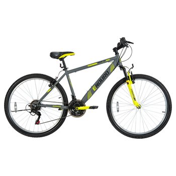 26 Zoll Mountainbike Enduro Fahrrad grau/gelb