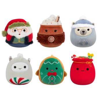Squishmallows Mystery Squad Kuscheltier Weihnachten 10 cm sortiert