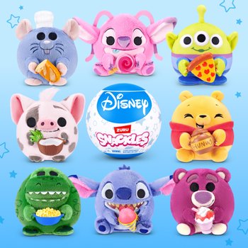 Snackles - Disney Peluche 12 cm - Modèle Surprise