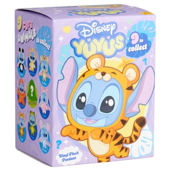 Disney YuYus Stitch Character Plush Keychain Assortment