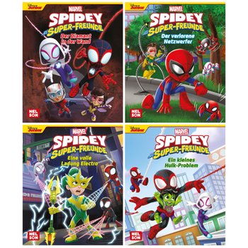 Spidey und seine Super-Freunde Mini-Bücher sortiert