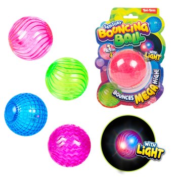 Toi-Toys Sensorischer Flummi mit Licht sortiert