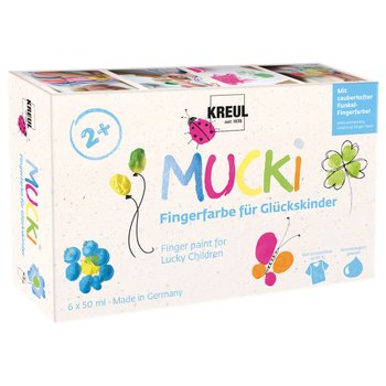 MUCKI Vingerverf Set van 6