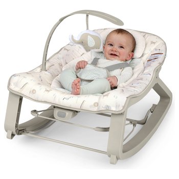 Ingenuity Keep Cosy 3-in-1 Grow with Me Baby Bouncer Safari