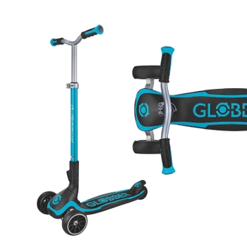 Globber Ultimum Folding 3 Wheel Scooter Aqua
