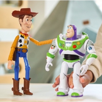 Disney Pixar Toy Story 5 Interactables Figure 2 Pack Woody & Buzz Lightyear