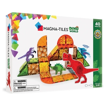 MAGNA-TILES Construction Set Dino World 40 Pieces