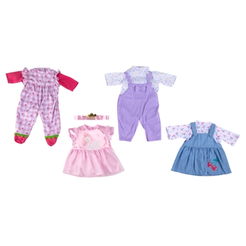 Poppenkleding Set van 4 36 cm