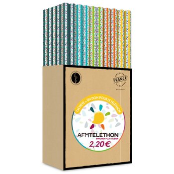 Papier Cadeau AFM-Téléthon 2 m - Modèle Aléatoire