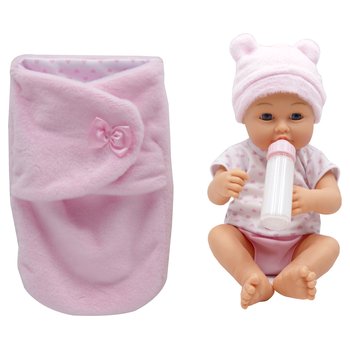Cosy Baby Swaddle Doll Pink 35.5cm