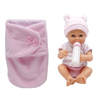 Cosy Baby Swaddle Doll Pink 35.5cm