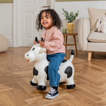 Big Steps Inflatable Jumping Cow Ride On