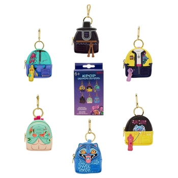 Funko - Loungefly Porte-Clés K-Pop Demon Hunters Mystery Minis - Modèle Surprise