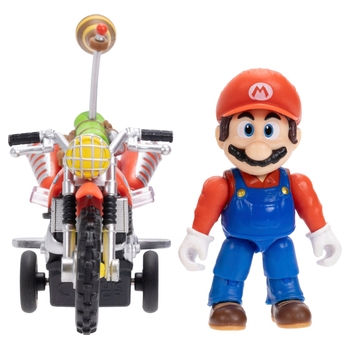 Super Mario Galaxy, le Film - Figurine Mario avec Moto à Retrofriction