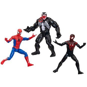 Marvel - Titan Hero Series Coffret 3 Figurines Spider-Man, Venom et Miles Morales 30 cm