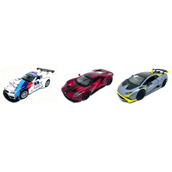 Metal Speed Zone 1:32 Diecast Pull-Back Cars 3 Pack