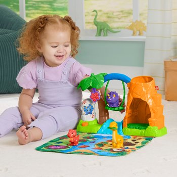 Fisher-Price Little People Dinosaur Village & Playmat