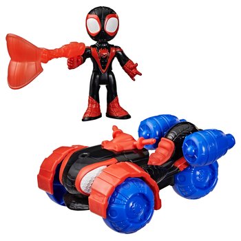 Marvel Spidey and His Amazing Friends Figure & Vehicle Miles 'Spin' Morales Techno-Racer Pack