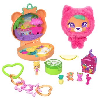 Polly Pocket Compact Plushie Bear