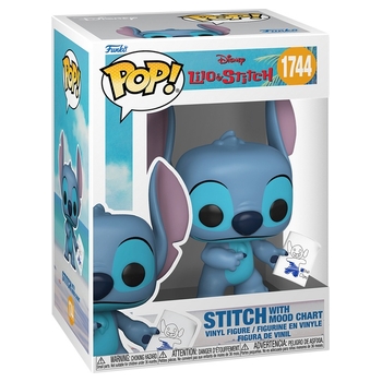 Funko POP! Figur 1744 Disney Lilo & Stitch Stitch mit Stimmungstafel sortiert