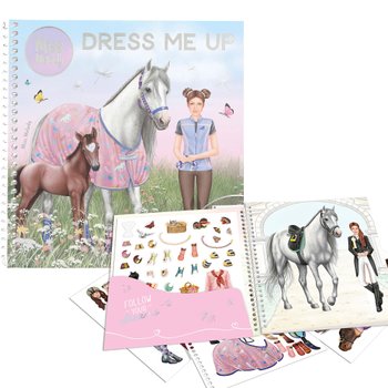Miss Melody Sticker- en Kleurboek Dress Me Up