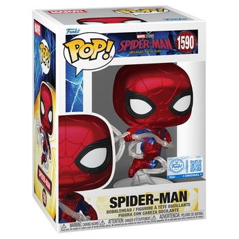 Funko POP! 1590: Marvel Spider-Man Brand New Day Spider-Man (Metallic)