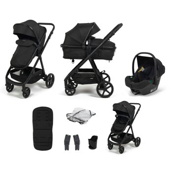 Zummi Origin 2 2-in-1 Travel System with EnfaSafe i-Size Car Seat Black