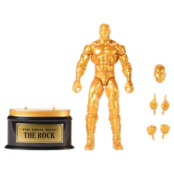 WWE Elite Collection Action Figures Series 125 The Rock Final Boss (Collector's Edition)