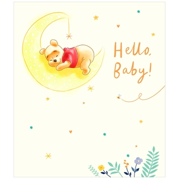 Winnie The Pooh Baby Card